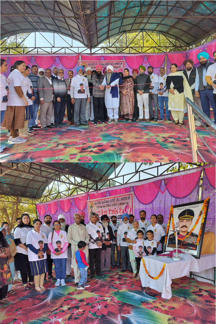 Cancer awareness camp organized by Major Mandeep Singh Welfare Society in Nawanshahr.